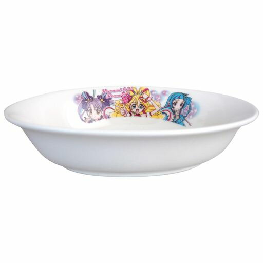 キミとアイドルプリキュア8分音符皿カレー皿パスタ皿18x13x4cm電子レンジ食洗機対応食器グッズ雑貨日本..