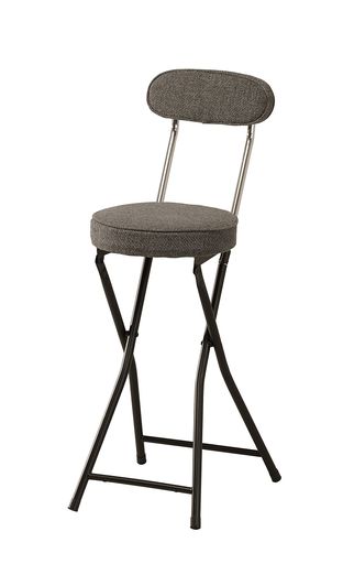 弘益KOEKIフォールディングハイチェア折りたたみグレーPFC-40F(GR)(Gray)