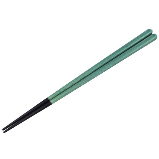 イシダ日本製箸雲ノ井木製(天然木)アクリル23cmブルー