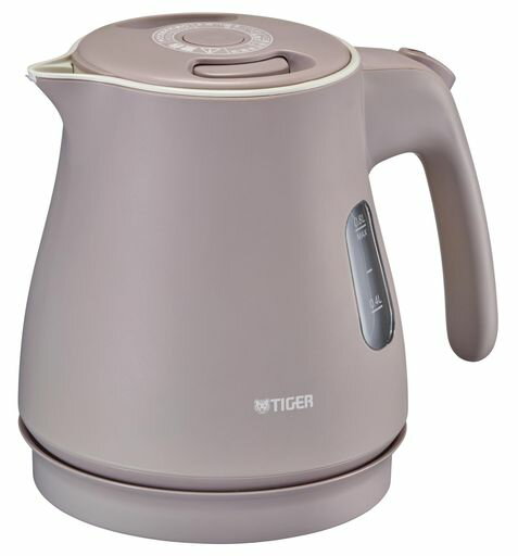 【WEB限定】タイガー魔法瓶電気ケトル驚速軽量蒸気セーブ湯沸かし0.8L転倒お湯漏れ防止カラ炊き防止ベージュPCM-N080
