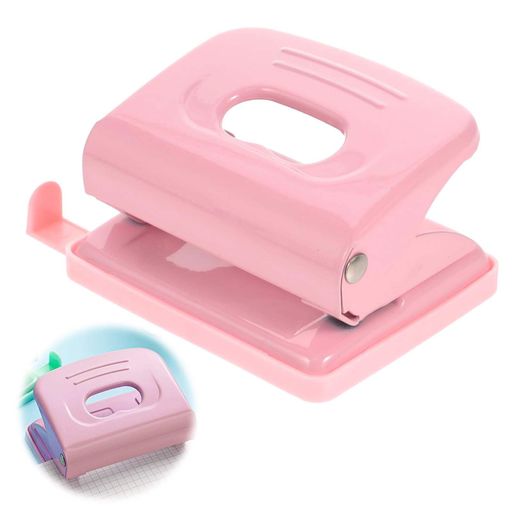 Other - PAVIKE穴あけパンチルーズリーフパンチ多機能2穴使いやすい持ち運び便利耐久性強力DIY手帳事務用品ピンク