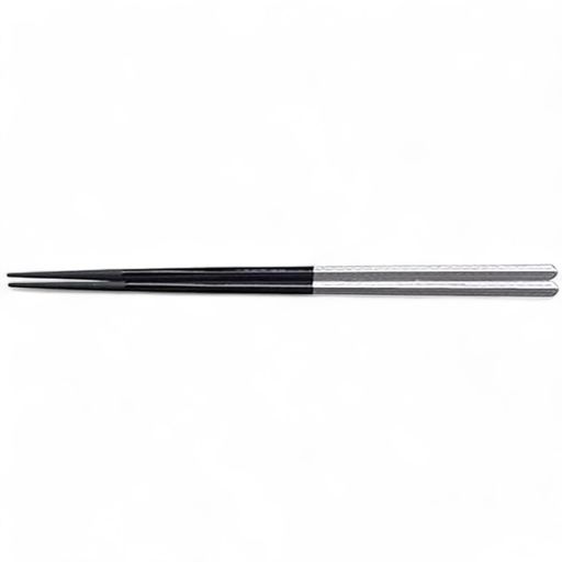 J-kitchens箸(お箸はし)PBT22.5cm細身五角銀/黒日本製食洗器対応