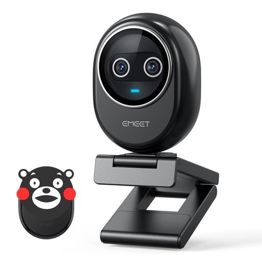 EMEETPiko+webカメラ4K世界初のデュアルカメラ搭載AIウェブカメラ1/2.55’’ソニーセンサー3マイクアレイ..