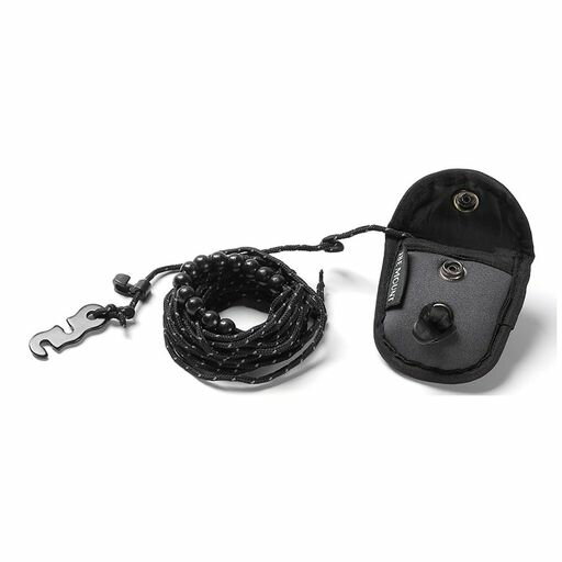 物干しロープブラック300CM多機能ロープ旅行用洗濯用品アウトドアキャンプ旅行用洗濯屋内防風防雨伸縮..