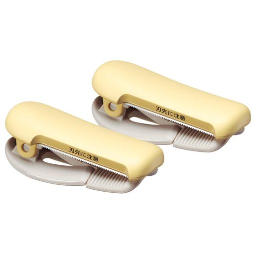 Rakuten - コクヨマスキングテープカッターカルカットクリップタイプ20~25mm幅用パステルイエロー2個T-SM401LYX2