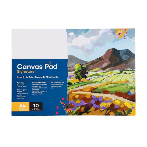 キャンバススケッチブックA4A510枚取り外し可能キャンバス油絵絵画ボード色塗り画材キャンバスボード画..