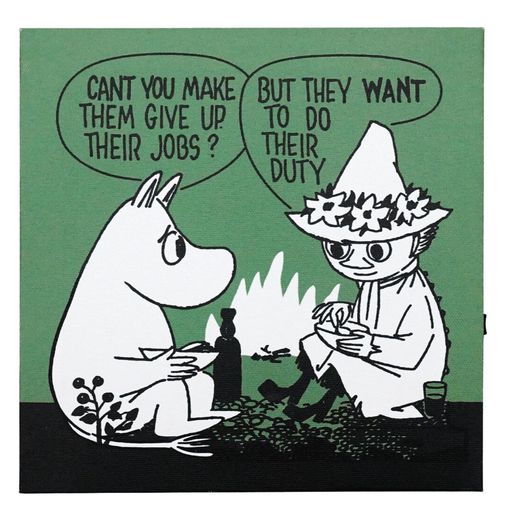 東洋ケースLEDキャンバスアートムーミンシリーズW20xD2.5xH20cmLCA-MMN音感センサー付(GREEN)