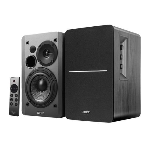 Speaker - Edifier【アップグレード】ブックシェルフスピーカーEdifierR1280DBsアクティブブルートゥースV5.1サブウーファー出力精密リモコン付きアンプ内蔵4インチウーファー42WRMS