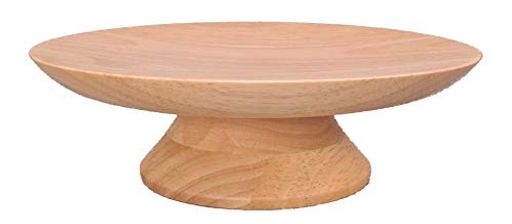 スワンソン商事ケーキスタンド木製Sナチュラル約直径20x高さ6cmフーテッドプレートアフタヌーンティーパーティーHF-001N