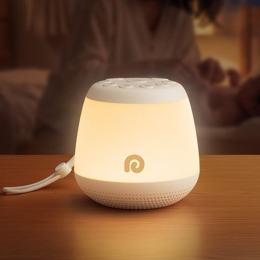 Dreamegg 授乳ライト ホワイトノイズマシン 寝かしつけ 赤ちゃん 24種の癒し音【赤色灯x暖色ライトxRGBライト】 小型 Nite Mini