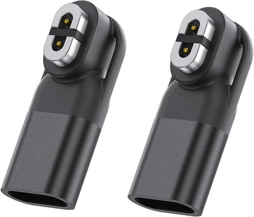 HUIKKJPShokz充電ケーブル対応USB-C変換アダプター2個ShokzOpenRun(旧AfterShokz)/AftershokzAeropex/ShokzOpenRunPro/OpenComm(2.0)