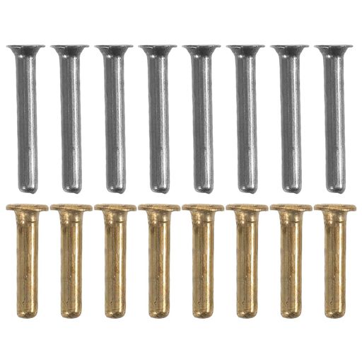 Rakuten - Garneck傘修理リベット16個セット中空リベットハトメ7mm9mm各8個傘骨関節補修金具パーツカシメピン折りたたみ傘長傘DIY修理キット