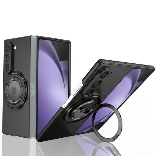 Rakuten - SamsungGalaxyZFold7用ケース薄型スマホケースさらさら手触りSpinoArmor指紋防止擦り傷防止耐衝撃カバー滑り止め傷防止携帯便利マグネット内蔵SamsungGalaxyZFold7