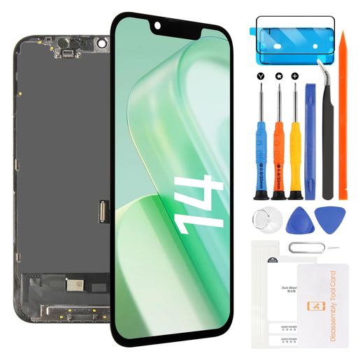 OLEDForiPhone14�վ��ѥͥ���̸򴹽����ѥ��å��ѥͥ륻�å�6.1�����A2882A2649A2881A2884A2883�վ��ѥͥ륬�饹�����꡼��...