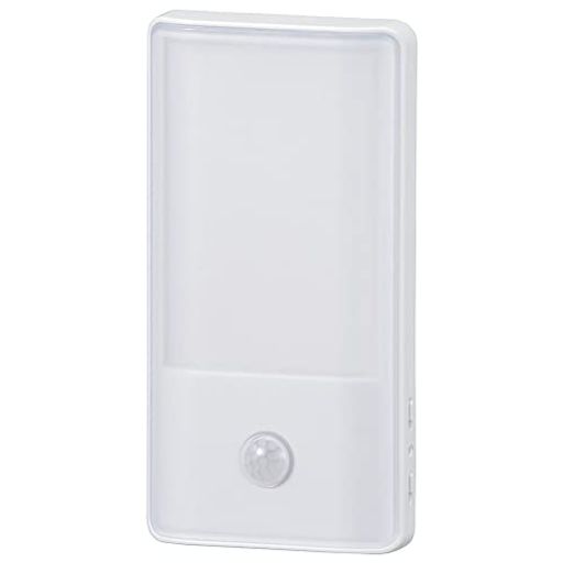 オーム電機LEDナイトライト明暗人感センサー式電球色フットライト足元灯NIT-ALA6JY-WL06-1721OHM