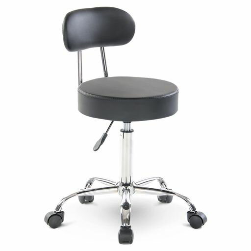 Altrobene丸椅子背もたれ付きカウンターチェアキャスター付き昇降式スツール座り心地がいい高さ調整椅..