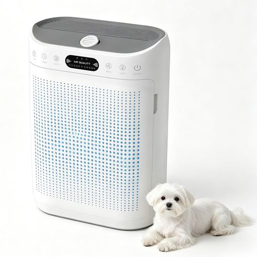 【高性能HEPAフィルター搭載・50畳対応のパワフル空気清浄】この最新モデルの空気清浄機は、高性能HEPAフィルターと脱臭活性炭フィルターを採用した多層浄化システムを搭載。ペットの抜け毛やホコリなどの大きな粒子はもちろん、花粉・カビ・ハウスダスト、0.1μmの微細粒子を99.97%除去します。さらに、ペット臭・生ごみ臭・タバコ臭などの気になる生活臭も効果的に脱臭。最大50畳まで対応し、広いリビングや寝室、オフィスなども短時間で快適な空気環境へ導きます。 【ニオイセンサー搭載&amp;スマート風量自動切替】高感度ニオイセンサーがタバコの煙や料理、ペットなどの生活臭を素早く検知し、空気の状態に応じてインジケーターの色(緑・黄・赤)が自動で切り替わります。ひと目で空気環境を確認できるので安心です。自動モードでは、ニオイの強さに合わせて5段階の風量を自動調整。手動で切り替える手間がなく、毎日の暮らしの中でいつでも快適な空気環境を保ちます。 【15dB以下の超静音設計・4段階タイマー搭載】スリープモード時の運転音はわずか15dB以下。図書館よりも静かな運転音で、睡眠中はもちろん、読書やテレワーク、勉強中でも音が気になりません。