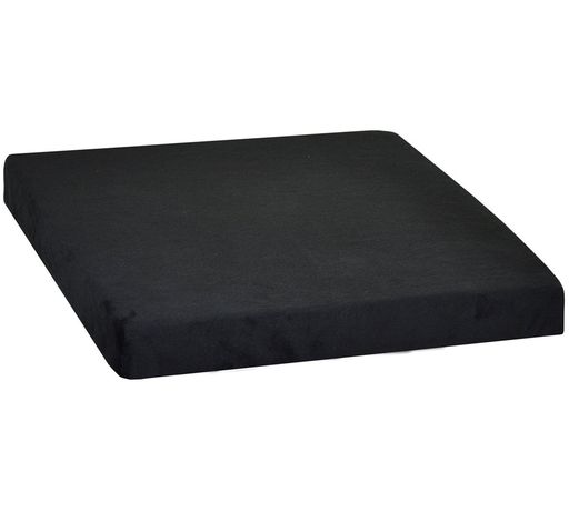 ベロア低反発座布団ブラック