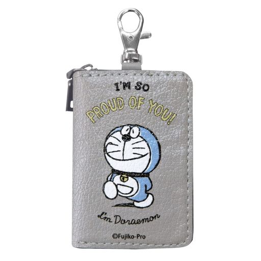 Rakuten - 明邦(Meiho)スマートキーケースアイムドラえもんグレー12.5cmx5.7cm