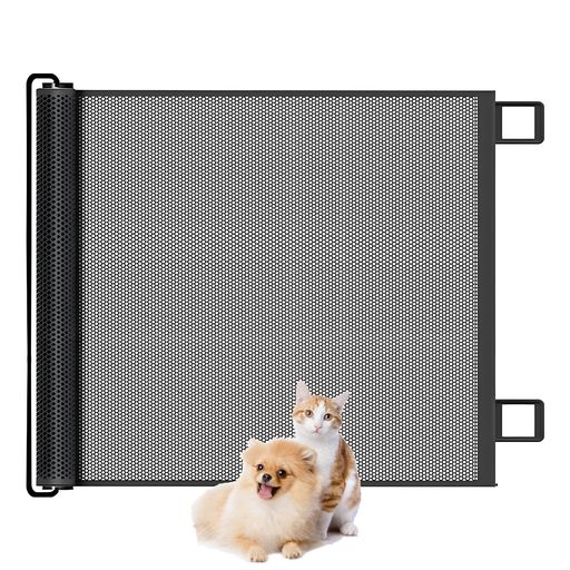 YLOVABLEベビーゲートロール式メッシュ布式ドア柵ドア・階段用ベビーゲートテープ付き巻き取り式ペット..