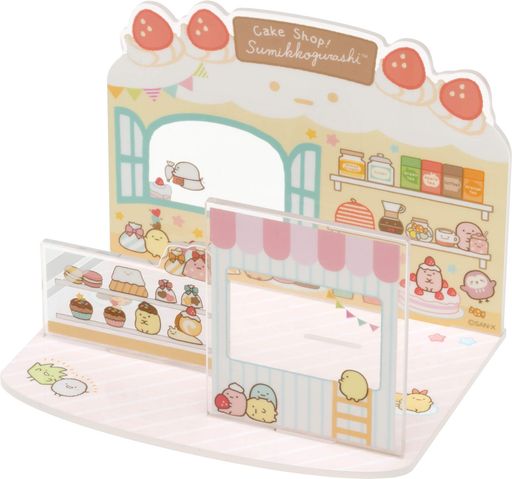 樂天商城 - サンエックスすみっコぐらしすみっコぐらしコレクションおしごとごっこシリーズシーンアクリルスタンドケーキ屋さんFR72501