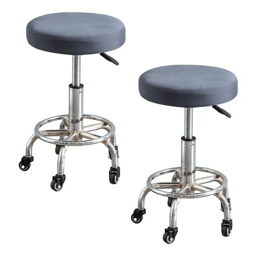 スツールカバー丸椅子カバー丸28-40cm2枚入取り付け簡単伸縮素材汚れ防止キズ防止診察椅子回転椅子バー..