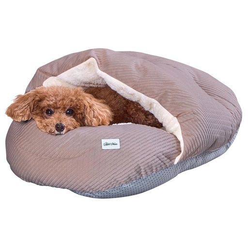 インドア あごのせしやすい形状で、ヒーターを使って暖かくしてあげられます。 もぐりこんで包まれるベッド。あごのせしやすい張りのある形状。ヒーター用コード通し穴付。