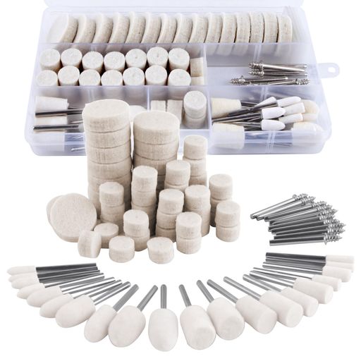 SPEEDWOX80本入りウール研磨ビット羊毛研磨ビット羊毛フェルト研磨パッドウールフェルト研磨パッド羊毛..