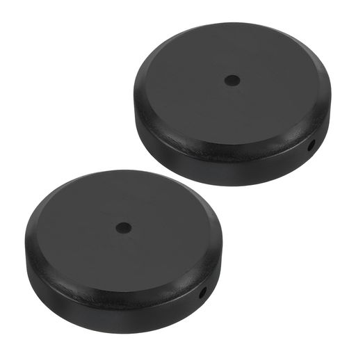 樂天商城 - PATIKIL5.25インチx1.2インチ木製ランプベース(2個セット)黒デスクランプ展示スタンド寝室・ベッドサイドテーブルランプ用DIY交換ベース