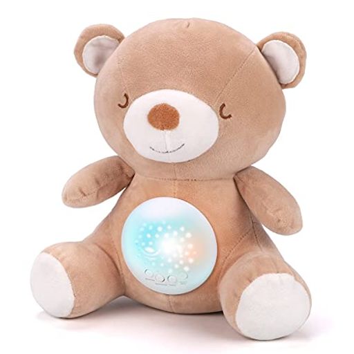 KaeKid寝かしつけおもちゃ赤ちゃんおもちゃホワイトノイズオルゴールプラネタリウム家庭用睡眠誘導マシンくまぬいぐるみ新生児おもちゃ1歳出産祝い女の子男の子子供誕生日プレゼント