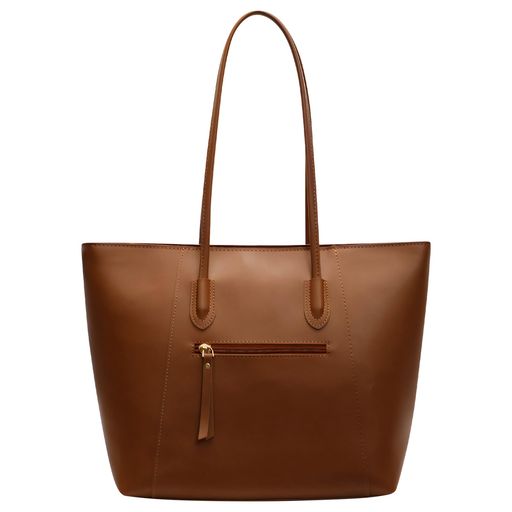 [Kayiyasu]トートバッグレディース大容量大きめビジネスバッグバッグ通勤バッグ肩掛け通学通勤A4PUレザー(ブラウン)