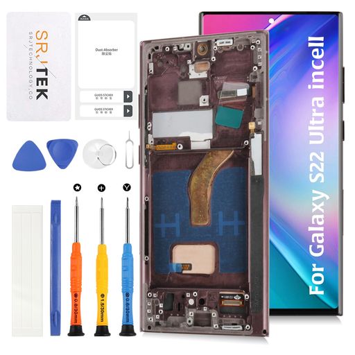 SRJTEKForSamsungGalaxyS22Ultra5GInCellLCD�վ��ѥͥ���̸򴹽����ѡڻ���ǧ�ڤ��б����Ƥ��ޤ����SC-552CSC-G1...