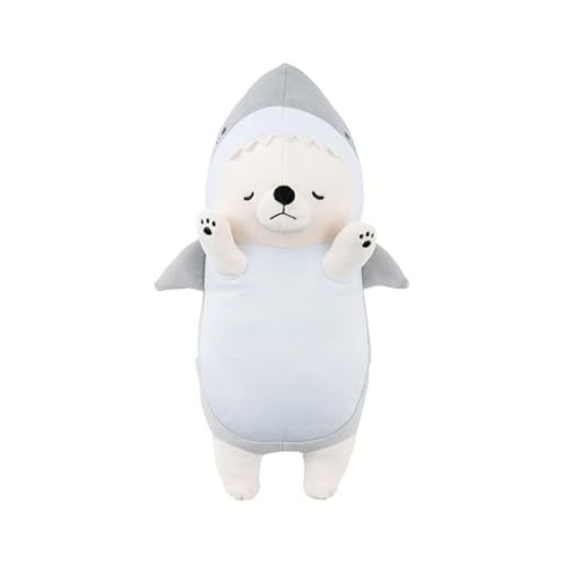 Curve Shape - りぶはあとおやすみクールピロウプレミアムねむねむアニマルズラッキー(全長約42cm)枕抗菌接触冷感34204-11