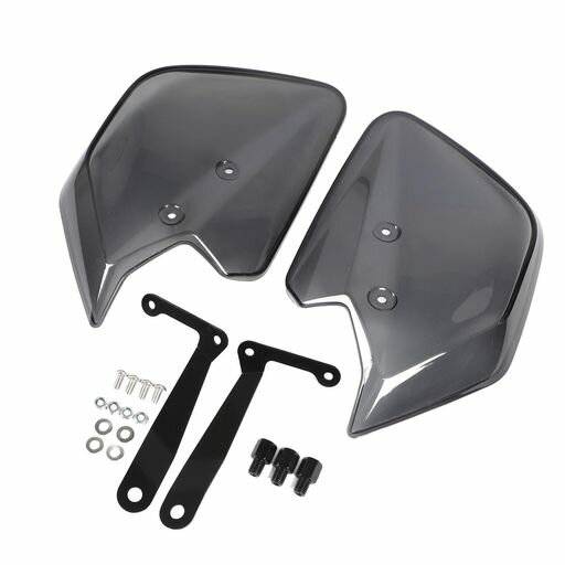 Rakuten - バイク用フロントガラスPC+アイアン騒音と風の音を軽減雨雪防止トリシティ125155300に適合耐風性抜群フロントウインドディフレクター