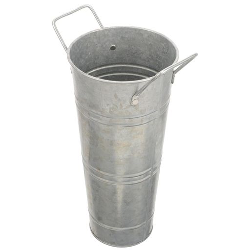 UKCOCOブリキバケツ亜鉛メッキシート花屋フラワーアレンジメント花瓶おしゃれスリムヴィンテージディス..