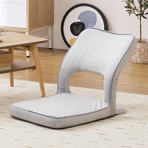 ドウシシャ座りやすさにこだわったコンパクト座椅子ベッド上オシャレでかわいいくすみカラー背もたれの..