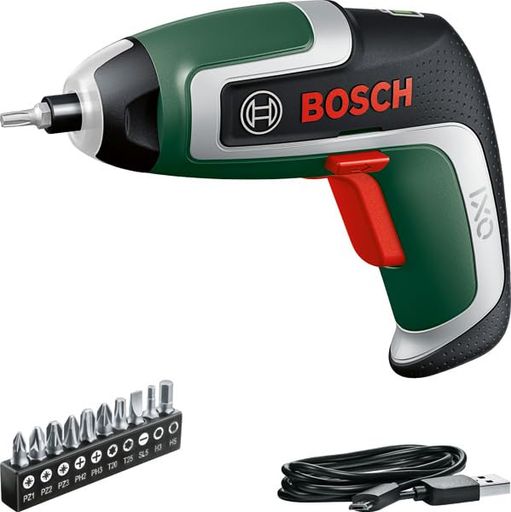 乐天商城 - BOSCH(ボッシュ)コードレスドライバー(本体のみ、ビットセット(10本)、マグネットビットホルダー、マイクロUSBケーブル(Type-B)、キャリングケース)IXO7