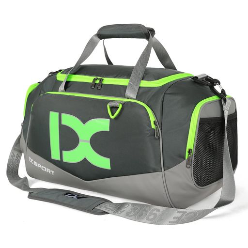 🏀【防水デザイン】ジムバッグのサイズ:17.71*12.99*10.62インチ、容量:40L、重量:0.85kg。上層には撥水機能を備えた600D防水生地を使用しているため、屋外の天候にも簡単に対応できます。あなたの旅行のための良いヘルパーです。 🏊【耐久性】このジムバッグは、高品質の生地と高密度の裏地で作られています。耐摩耗性、耐擦傷性、高強度防水機能を備えています。頑丈な金属製のジッパーとハードウェアにより、このスポーツバッグは耐久性があります。また、取り外し可能で調整可能な耐摩耗性ショルダーストラップが装備されているため、旅行のたびに安心感が得られます。 飛行機【セパレートシューズコンパートメント】このジムバッグには、外部ジッパーとエアホールを備えたシューズコンパートメントが組み込まれています。濡れた靴と汚れた靴をメインコンパートメントから分離します。濡れたコンパートメントはメインポケットから分離されているため、濡れたタオルや水着などの濡れたものを置くためにメインコンパートメントが濡れるのを防ぐことができます。