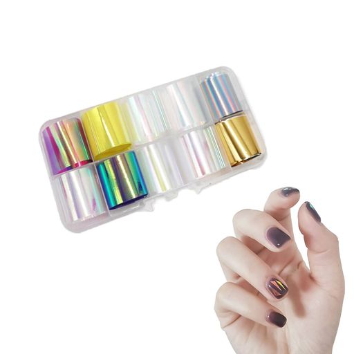 RICISUNGホログラムリフェクションフィルムオーロラホイルホログラムシートオーロラネイルェルネイルパ..