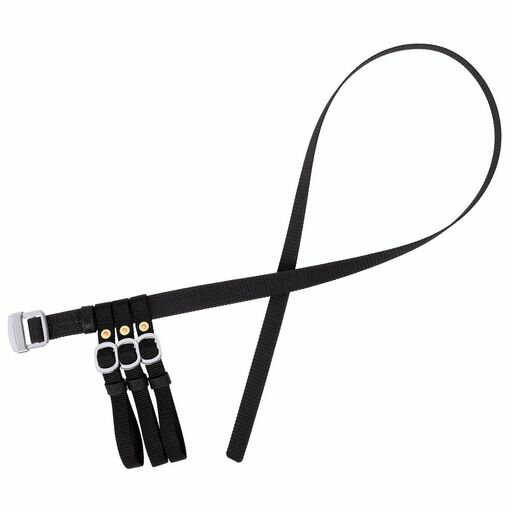 Rakuten - 藤井電工(FujiiDenko)ツヨロンTSUYORON柱上作業用安全帯補助用ベルト補助帯吊りベルトセットT-565-BLK-MブラックMサイズ日本製電気工事電柱作業高所作業通信工事設備工事作業用安全用品耐久性