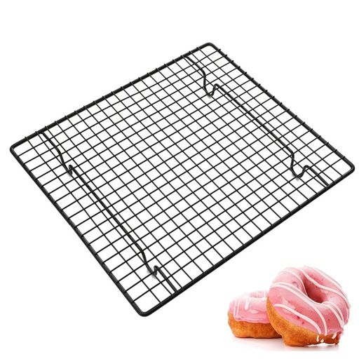 DFsuccesケーキクーラー冷却ラック単層粘らない焦げ付き防止耐高温と低温ケーキパンお菓子チョコレートベーキング冷却ラック調理器具ベーキング用品