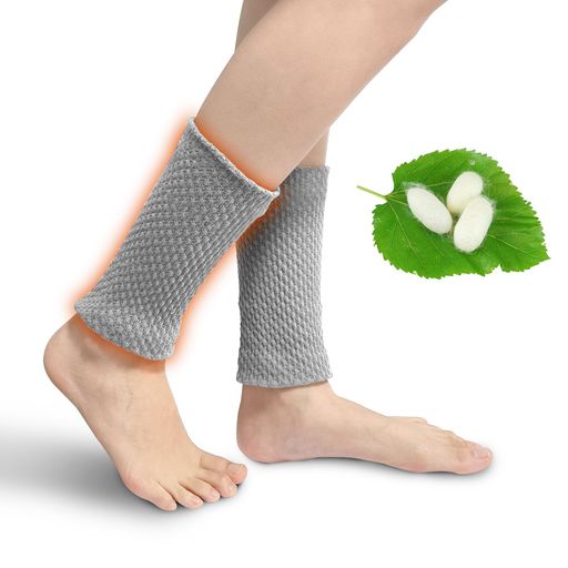 [Peabownn]レッグウォーマーウシルク製レディース足首ウォーマーメンズ-に使用される足首あたためるグッズ肌に優しい素材です冷え対策寝るとき足温めるグッズオールシーズンユニセック…の商品画像