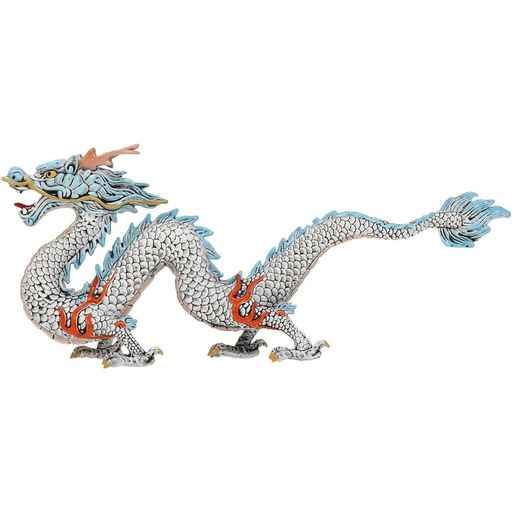 竜の置物竜神竜の置物風水金竜金運アップ2024年干支置物竜干支置物PVC製開運祈願金運祈願正月飾り玄関縁起物デスクトップの装飾ギフト竜の置物風水竜20X9CM((ぎんはくしょく)
