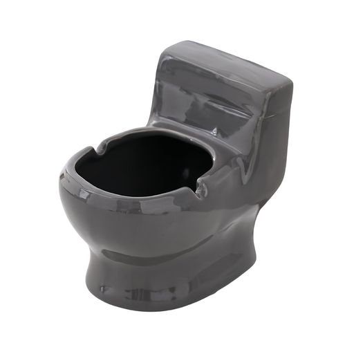 樂天商城 - JANKOW便器型灰皿アッシュトレイペンホルダーペン立てセラミック製自宅やオフィス用クリエイティブでトレンディな装飾オフィスオーナメントグレー