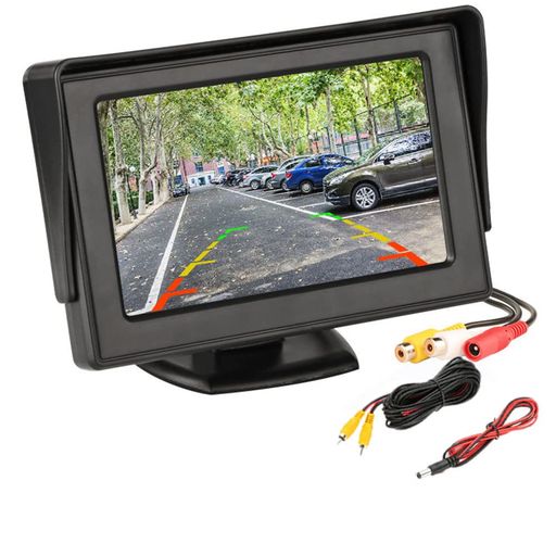 HDミニ4.3インチモニターデジタルTFTLCD800*480インダッシュ駐車ビデオシステム駐車支援2RCAスクリーン用車