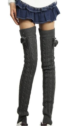 [Folove]もこもこレッグウォーマーロングニット冷えとりレディース防寒ルーズソックス太もも丈かわいい暖かいおしゃれガールズ足首ウォーマー伸縮性秋冬厚手部屋着自宅就寝ヨガバレエ…