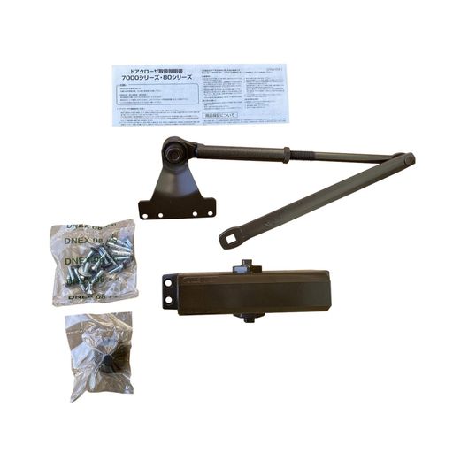 適用ドア寸法(DWxDHmm):800x1800 ドア重量(kg以下):30kg ブラケット:A型段付ブラケット