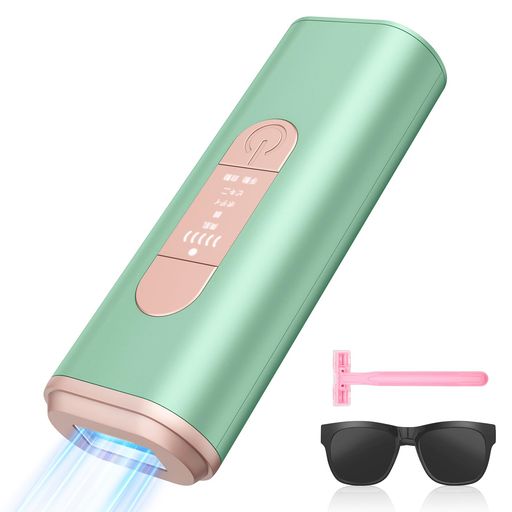 【無痛脱毛体験】敏感な部分にも使用でき、痛くない快適な脱毛体験を与えます。実験により、最短4週間使用で効果を実感できます。サファイアガラスを採用し、お肌への刺激や負担や不快感を抑え、自宅でサロン級IPL光脱毛を体験できます。 【IPL光脱毛器】IPL光には皮膚のより深い組織に浸透し、コラーゲン線維を再配列し、皮膚を活性化させ脂腺を縮小させるの機能もあり、ムダ毛ケアとスキンケアを同時に実現可能です。 【5段階調節・2つモード】出カレベルは、肌の色や毛質に合わせて選べる5段階。照射モードは手動と自動があり、ワンタッチで切り替えられます。手動モードは、唇、指、脇の下、ビキニラインなどの狭い所に適しています。自動モードは、腕、足、腹部、背中などの広い所に適しています。女性だけでなく、太く濃い男性の髭脱毛にもご使用できます。 【簡単操作&amp;超軽量】片手で収まりやすく腕への負担になりにくいです。操作方法は簡単安全で肌にしっかりと接触していないと作動しない安全機能を搭載しています。脱毛後の肌は非常にデリケートな状態になって、化粧水やクリームなどで保湿を行ってオススメします。