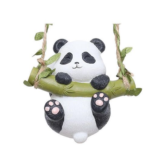 Rakuten - かわいい動物の登山飾り猫犬パンダコアラ壁掛けパイプの装飾面白いパンダブランコハングアップ屋外用かわいい動物の彫像ツリーハガーデコレーションガーデンヤードアートオーナメン…