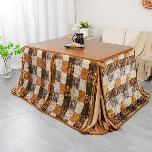 JEMAハイタイプこたつ布団単品ダイニングこたつ布団テーブル用ダイニングコタツ布団省スペース長方形掛..
